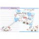 Ano 2015. Kit 2 Conjuntos de Papel de Carta Hello Kitty Melody Sanrio