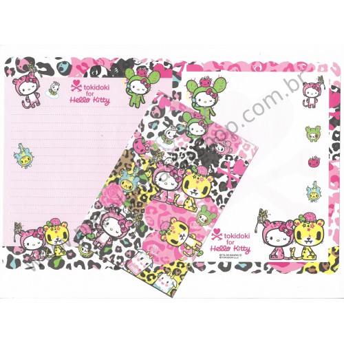 Ano 2009. Conjuntos de Papel de Carta Tokidoki for Hello Kitty CBL Sanrio
