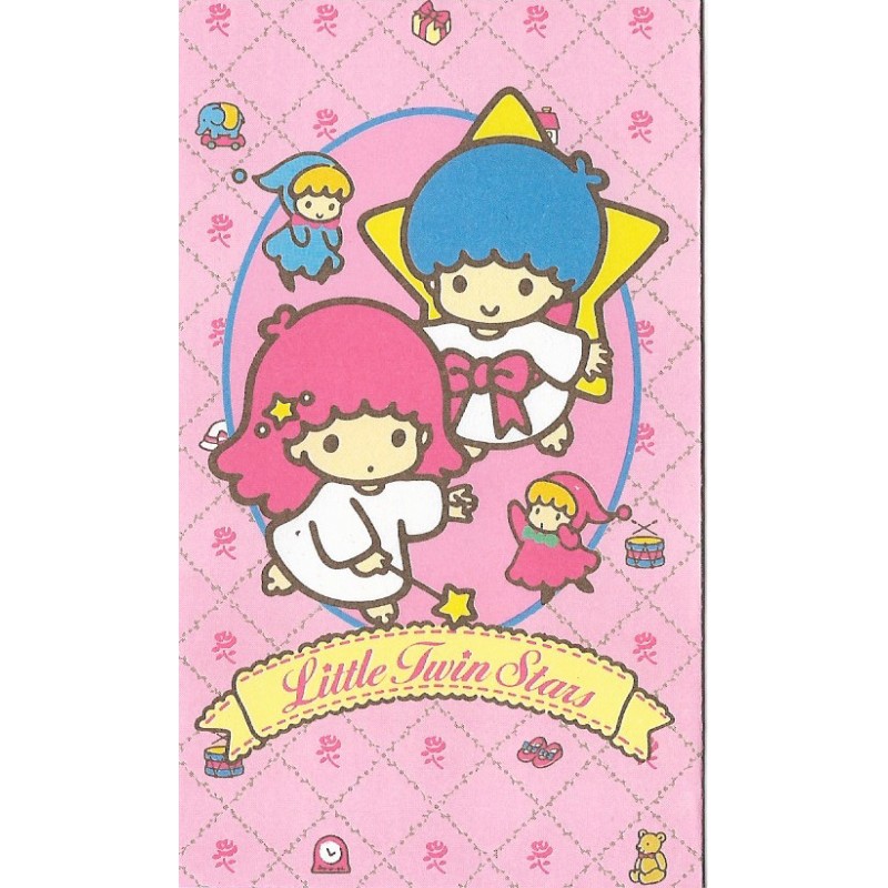Ano 1989. Mini-Envelope Little Twin Stars Vintage Sanrio