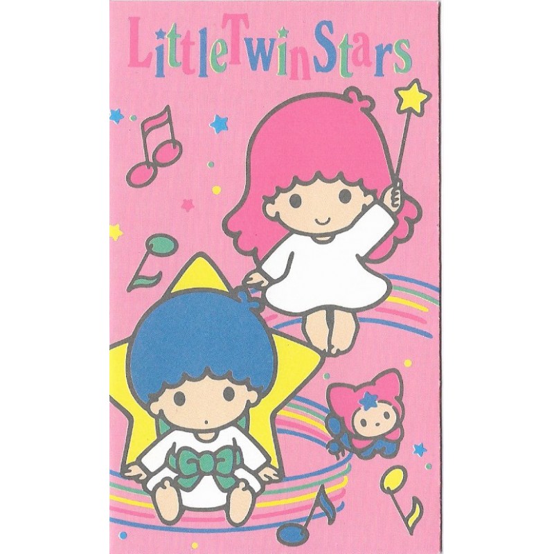 Ano 1990. Mini-Envelope Little Twin Stars Vintage Sanrio