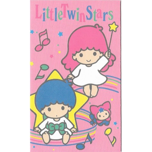 Ano 1990. Mini-Envelope Little Twin Stars Vintage Sanrio