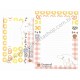 Ano 2015. Kit 2 Conjuntos de Papéis de Carta Cinnamoroll Roly-Poly Sanrio