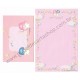 Ano 1998. Conjunto de Papel de Carta Little Twin Stars LTS Sanrio