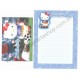 Ano 2002. Conjunto de Papel de Carta Hello Kitty Sport Football Sanrio