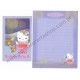 Ano 2000. Conjunto de Papel de Carta Gotōchi Kitty Regional 30 Sanrio