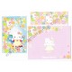 Ano 2004. Conjunto de Papel de Carta Hello Kitty FLOWER Sanrio