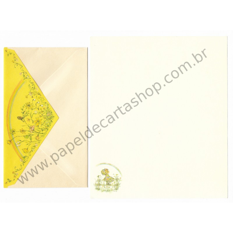 Conjunto de Papel de Carta Antigo Importado Mary Hamilton 06 - Hallmark