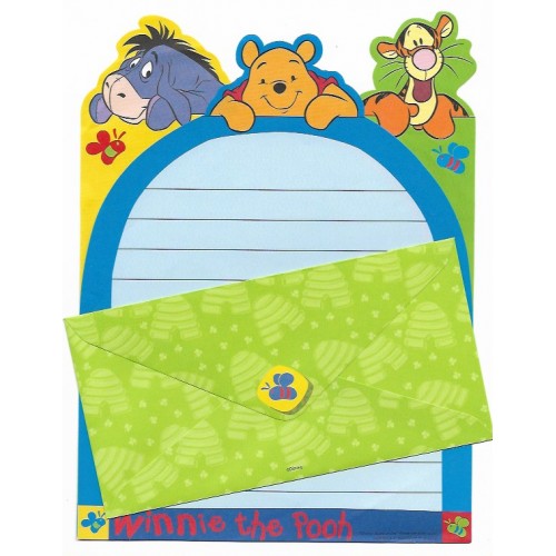 Conjunto de Papel de Carta Disney Pooh & Tigger - Disney