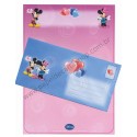 Conjunto de Papel de Carta Antigo Vintage Disney Mickey & Minnie (LL) - Creative Words