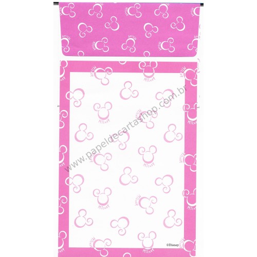 Conjunto de Papel de Carta Mickey Mouse CRS Disney