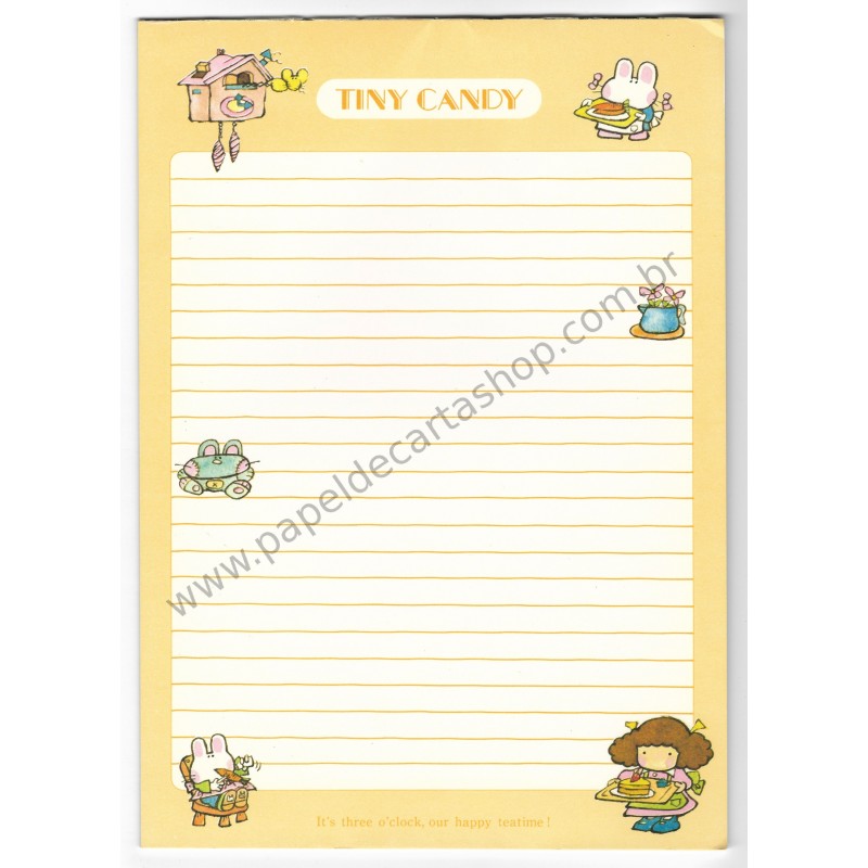 Papel de Carta Avulso Vintage Tiny Candy Little Witch Gakken