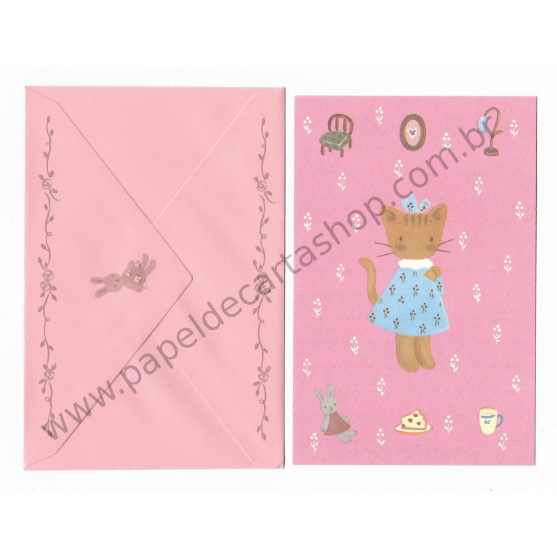 Ano 1997. Conjunto de Papel de Carta Winkipinki PCRS Sanrio