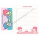 Ano 1976. Conjunto de Papel de Carta Little Twin Stars Vintage Sanrio