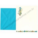 Conjunto de Papel de Carta Antigo Importado Holly Hobbie M71