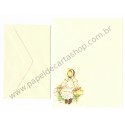 Conjunto de Papel de Carta Antigo Importado Holly Hobbie M72