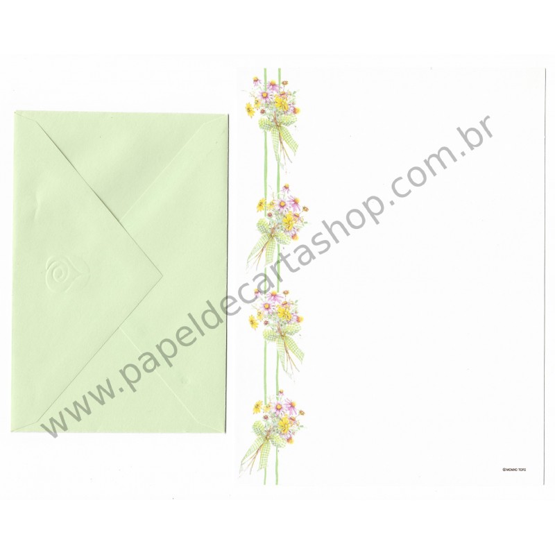 Conjunto de Papel de Carta Antigo Importado Holly Hobbie M07