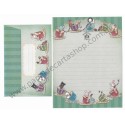 Conjunto de Papel de Carta Importado Sentimental Circus CVD - San-X Japan