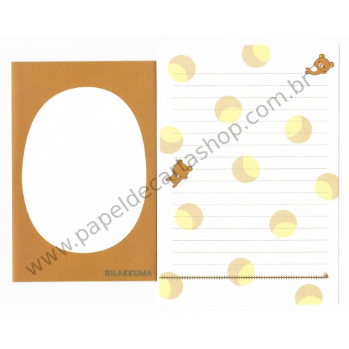 Conjunto de Papel de Carta Importado Rilakkuma CMR - San-X