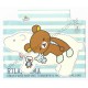 Conjunto de Papel de Carta Importado Rilakkuma Stripes - San-X