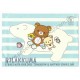 Conjunto de Papel de Carta Importado Rilakkuma Stripes - San-X