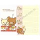 Kit 4 Conjuntos de Papel de Carta Rilakkuma Torotoro - San-X