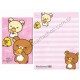 Kit 4 Conjuntos de Papel de Carta Rilakkuma MAKU - San-X