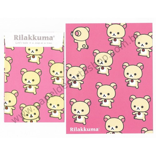 Kit 4 Conjuntos de Papel de Carta Rilakkuma A Step at a Time - San-X