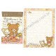 Kit 4 Conjuntos de Papel de Carta Rilakkuma Home Made Pie - San-X