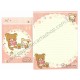 Kit 4 Conjuntos de Papel de Carta Rilakkuma Home Made Pie - San-X