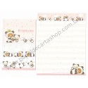 Kit 4 Conjuntos de Papel de Carta Rilakkuma Munya Munya - San-X