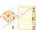 Kit 4 Conjuntos de Papel de Carta Rilakkuma Torotoro 2 - San-X