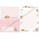 Conjunto de Papel de Carta Importado Rilakkuma Cute Cats - San-X