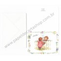 Notecard Antigo Importado Mary Hamilton Hello! - Hallmark