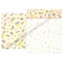 Conjunto de Papel de Carta Disney Snow White and The Seven Dwarfs (CAM2)