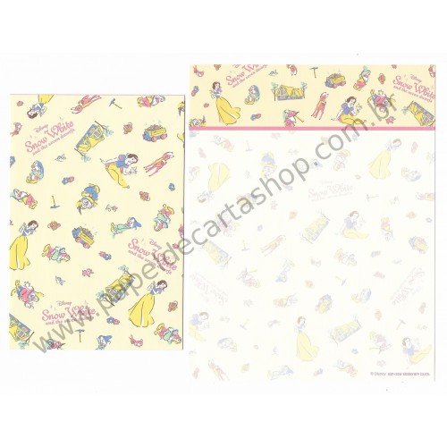 Conjunto de Papel de Carta Disney Snow White and The Seven Dwarfs (CAM2)