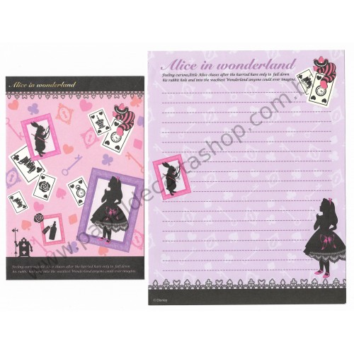 Kit 2 Conjuntos de Papel de Carta Disney Alice (CRS)