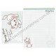 Kit 2 Conjuntos de Papel de Carta Disney Marie