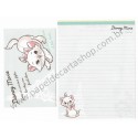 Kit 2 Conjuntos de Papel de Carta Disney Marie