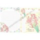 Kit 2 Conjuntos de Papel de Carta Disney Ariel