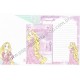 Kit 2 Conjuntos de Papel de Carta Disney Rapunzel