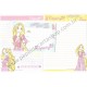 Kit 2 Conjuntos de Papel de Carta Disney Rapunzel