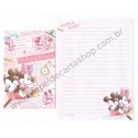 Kit 2 Conjuntos de Papel de Carta Disney Mickey & Minnie (CRS)