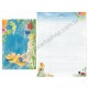 Conjunto de Papel de Carta Disney Alice Follows The White Rabbit - Kamio Japan