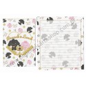 Conjunto de Papel de Carta Importado Brunch & Lunch CBR - Japan