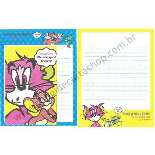 Conjunto de Papel de Carta IMPORTADO Tom & Jerry 07