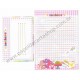 Ano 2010. Conjunto de Papel de Carta Importado Care Bears