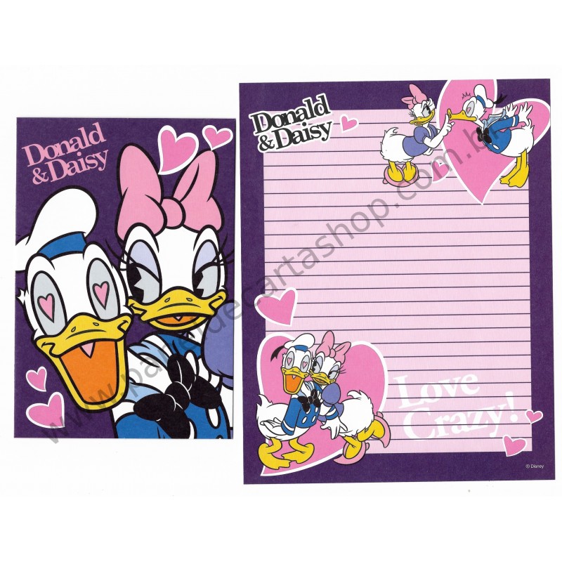 Conjunto de Papel de Carta Disney Donald & Daisy (CRX)