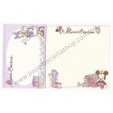 Kit 2 Conjuntos de Papel de Carta Disney Minnie Couture (CLL)