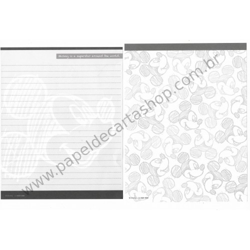 Conjunto de Papel de Carta Disney Mickey (CIN) Sun-Star