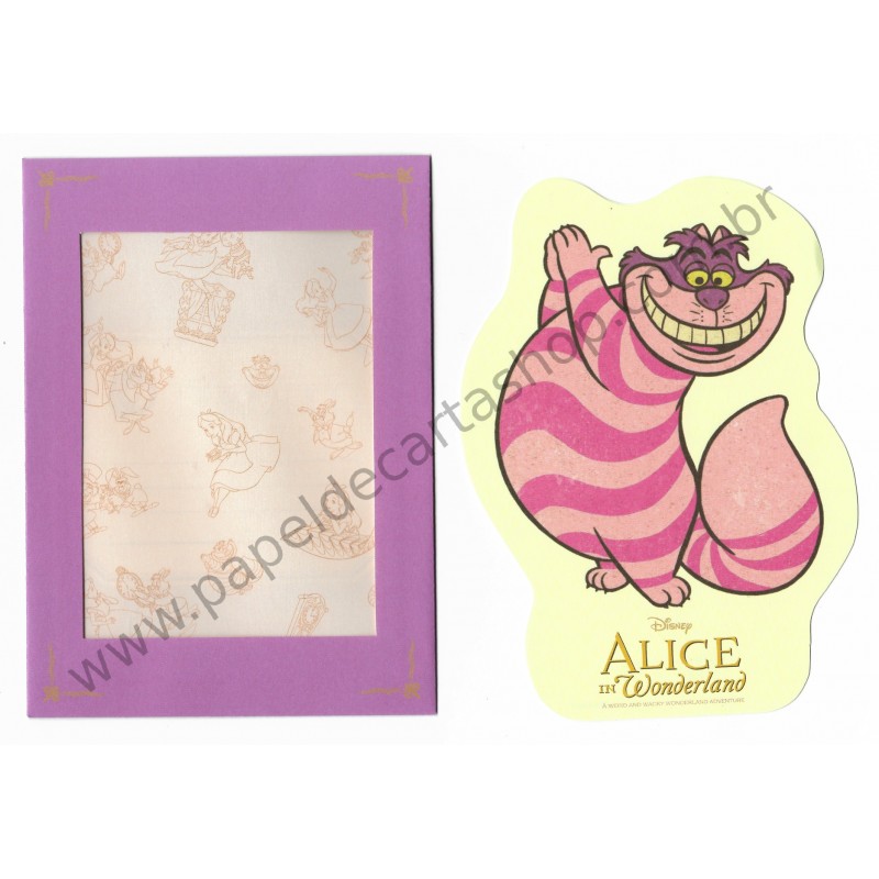 Conjunto de Papel de Carta Disney Alice P Sun-Star (CLL)